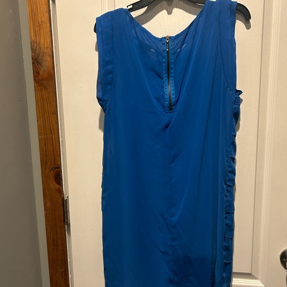 Bisou Bisou Vibrant Blue Layered Mini Dress - Picture 7 of 10